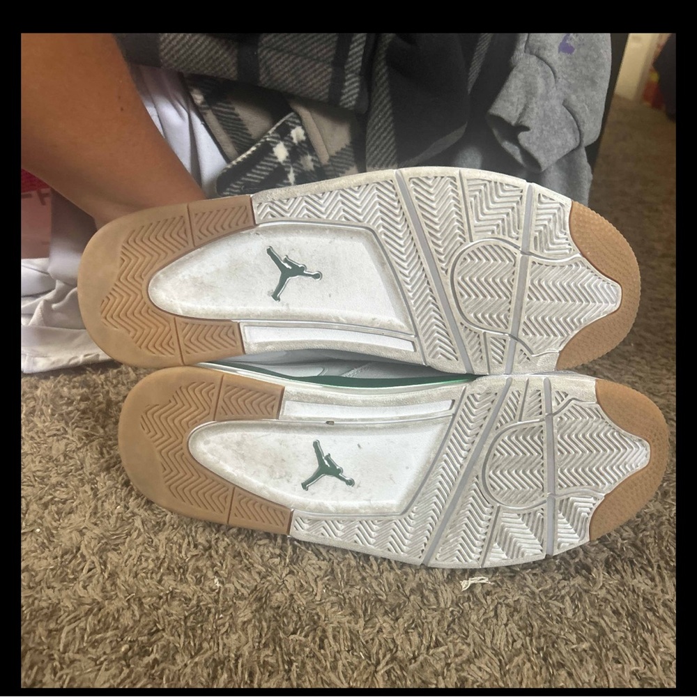 SZ 14/ AIRJORDAN 4 RM 'PINE GREEN' USED / IN BOX - Picture 6 of 10
